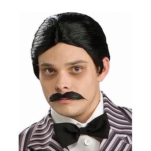 ONLINE ONLY:  Gomez Addams Wig & Moustache