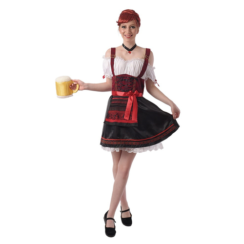 Anja German Beer Maiden Womens Costume [Size: M (10-12)]