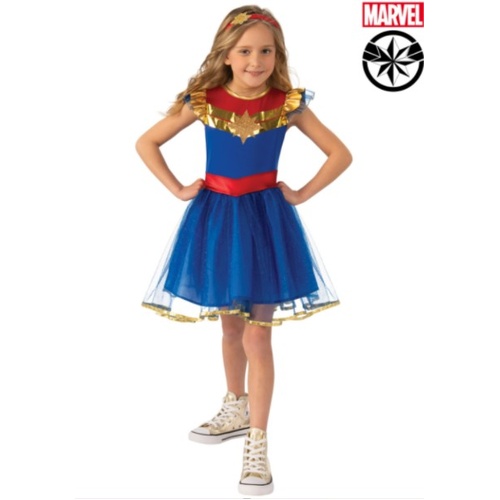 Captain Marvel Tutu Dress Kid's Costume [Size: 4-6 Yrs]