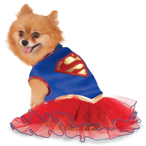 SupergirlTutu Dress Pet Costume [Size: Small Pet]