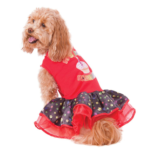 Barkday Birthday Tutu Dress Pet Costume [Size: Small Pet]