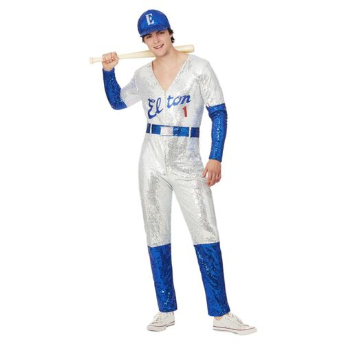 Elton John Deluxe Baseball Mens Costume [Size: S]