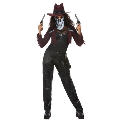 Deluxe Dark Spirit Cowgirl Adult Costume [Size: S (8-10)]