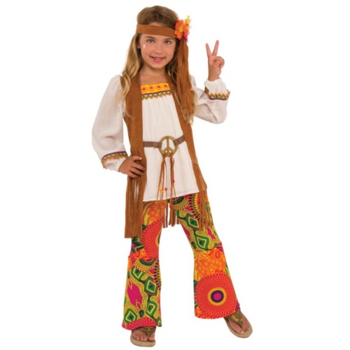 Hippie Flower Child Kid's Costume [Size: 3-4 Yrs]