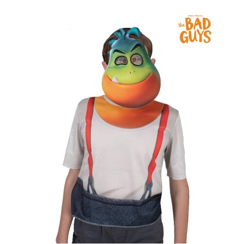 Bad Guys Mr Piranha Costume Top & Mask [Size: L (9-10 Yrs)]
