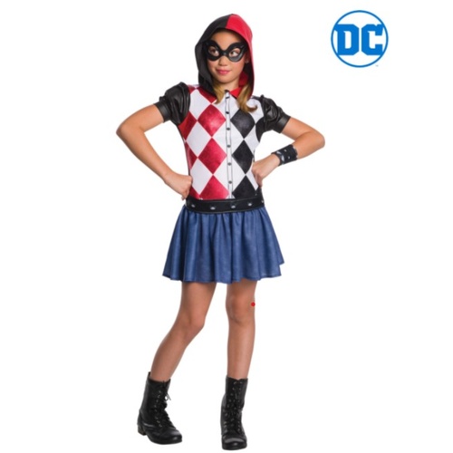 Harley Quinn DC Superhero Kid's Costume [Size:  3-5 Yrs]