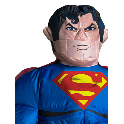 Superman Inflatable Kid's Costume Top [Size: Std (6-12 Yrs)]