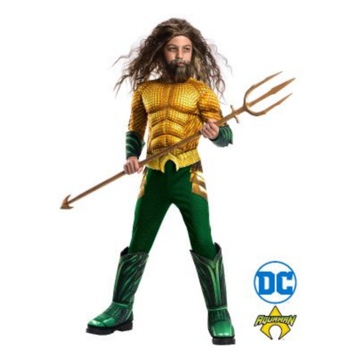 Aquaman Deluxe Kid's Costume [Size: S (3-4 Yrs)]