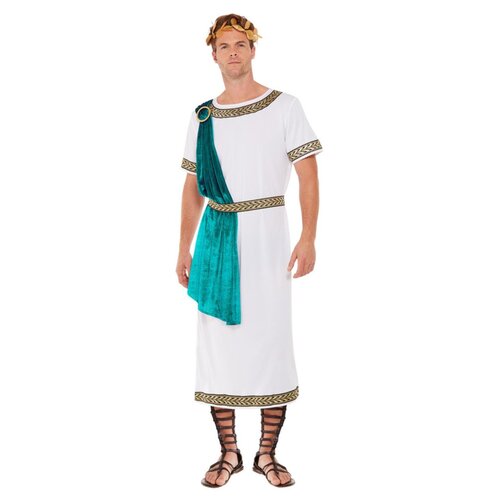Deluxe Roman Empire Emperor Adult Toga Costume [Size: XL]