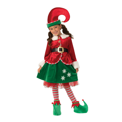 Elf Dress Deluxe Kid's Costume [Size: 3-4 Yrs]