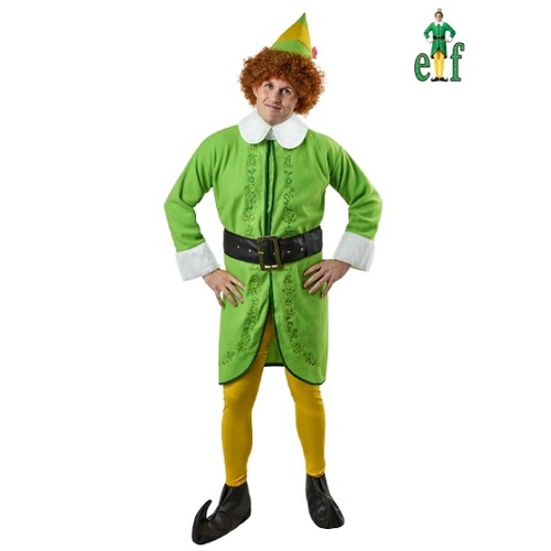 Deluxe Buddy The Elf Men's Costume Set [Size: One Size]