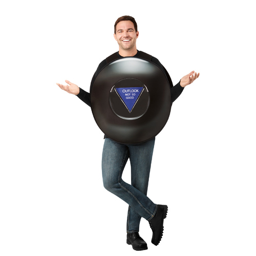 ONLINE ONLY:  Magic 8 Ball Adult Costume - One Size