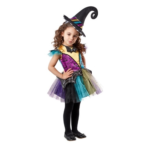 Patchwork Witch Toddler Girl's Costume 