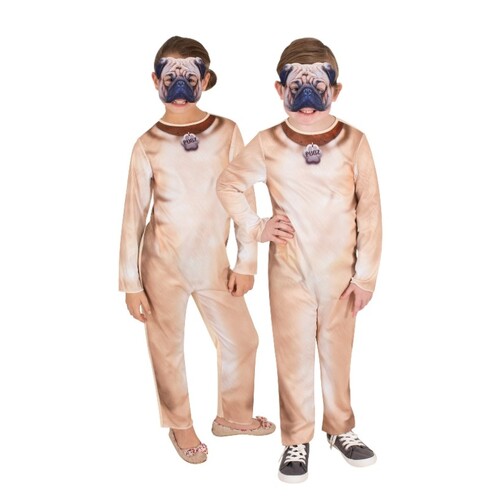 Pug Dog Kids Costume [Size: M (6-8 Yrs)]