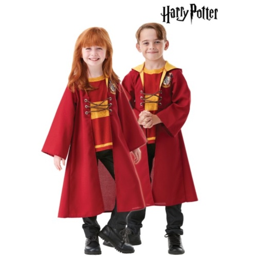 Harry Potter Kid's Quidditch Hooded Robe [Size: 6+ Yrs]