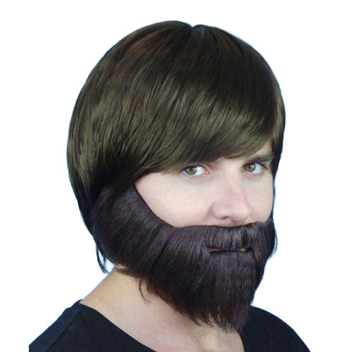 Full Beard & Moustache - Brown