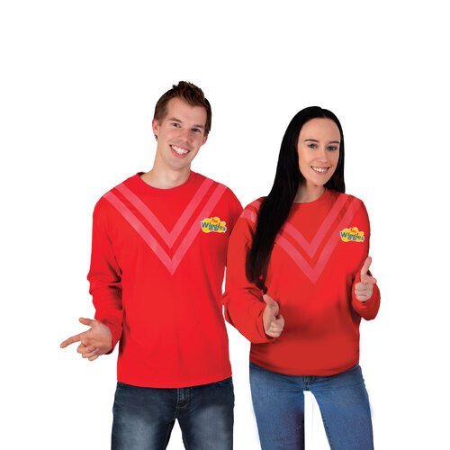 The Red Wiggle Adult Costume Top [Size: Standard]