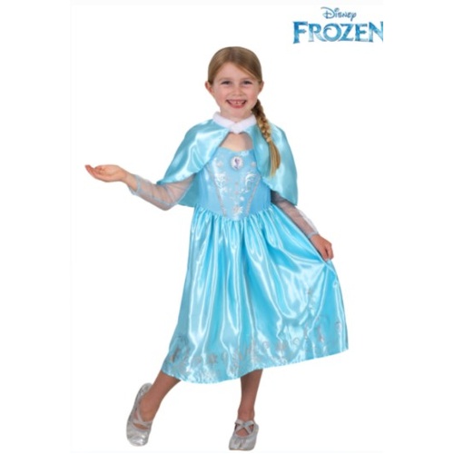 Disney Frozen Elsa Deluxe Winter Cloak Kid's Costume [Size: 3-5 Yrs]