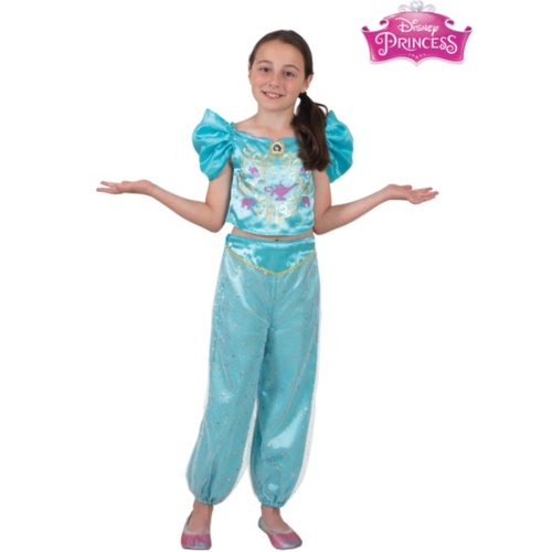Disney Jasmine Sparkle Deluxe Kid's Costume [Size: 3-5 Yrs]