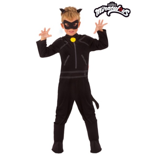 Cat Noir Miraculous Ladybug Kid's Costume [Size: 9-10 Yrs]