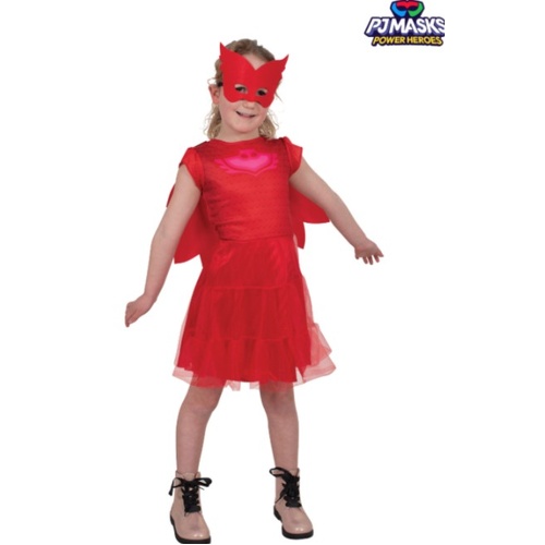 ONLINE ONLY:  PJ Masks Owlette Classic Kid's Costume - 3-5 Yrs