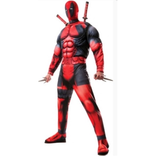 Deadpool Deluxe Mens Costume [Size: Standard]