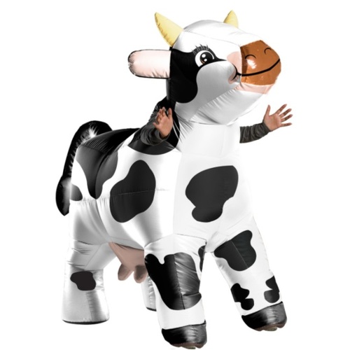 ONLINE ONLY:  Moo Moo Inflatable Cow Adult Costume