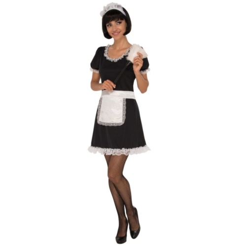 Saucy Frency Maid Adult Costume [Size: 8-10]