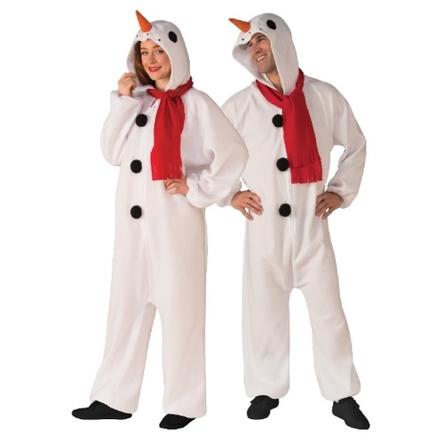 Snowman Adult Onesie  [Size: Small]