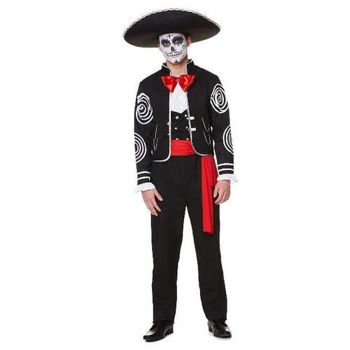 Day of the Dead Senor Men's Costume [Size: Large]