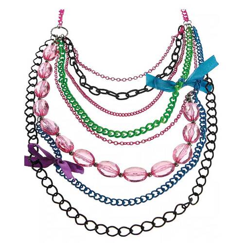 Totally 80s Multi Chain Necklace
