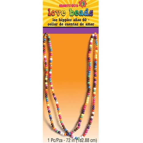 Groovy 60s Love Bead Necklace