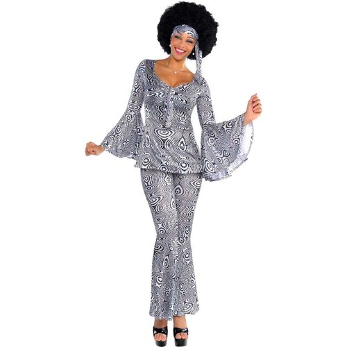 Disco Dancing Queen Adult Costume [Size: S (8-10)]