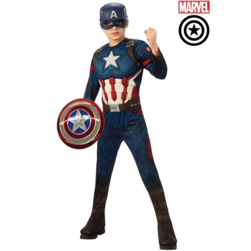 Captain America Premium Kid's Costume with Shield [Size: 3-5 Yrs]