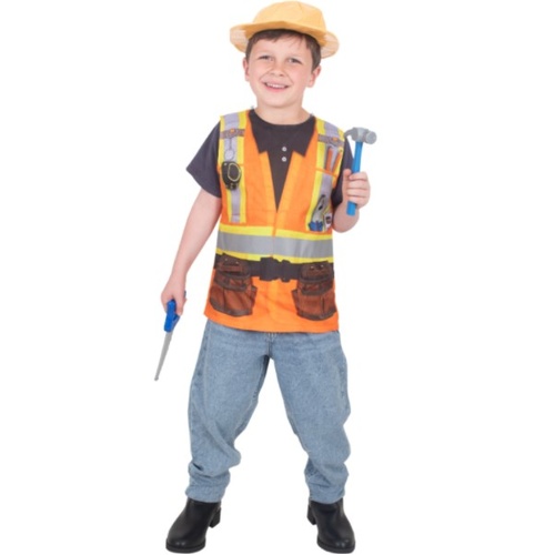 Construction Worker Kid's Costume [Size: 3-5 Yrs]