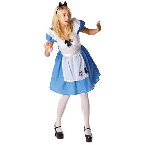 Alice In Wonderland Classic Womens Costume [Size S (8-10)]