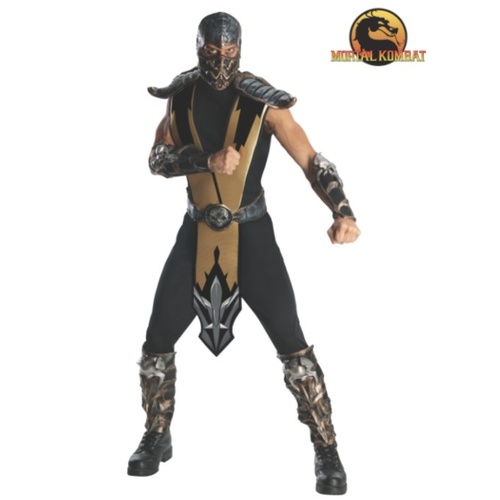 Mortal Kombat Scorpion Adult Costume [Size: Standard]