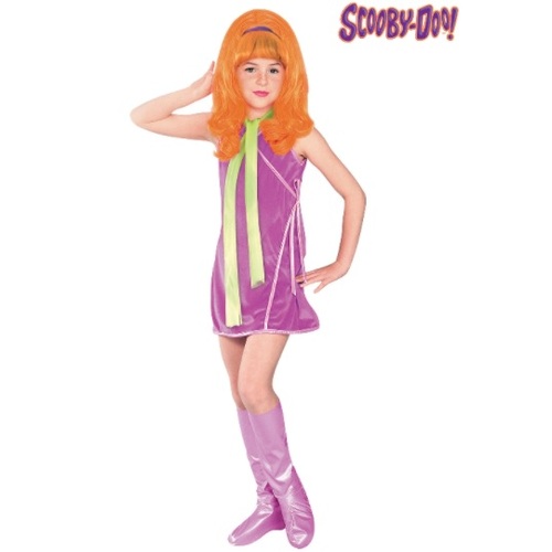 Scooby-Doo Daphne Deluxe Girls Costume [Size: S (3-4 Yrs)]