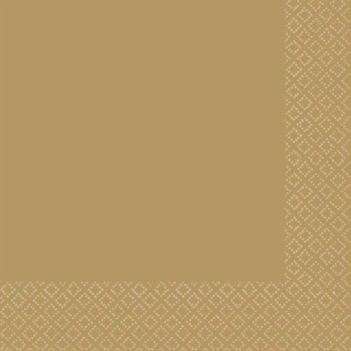 Lunch Napkins 40 Pk 2 PLY - Gold