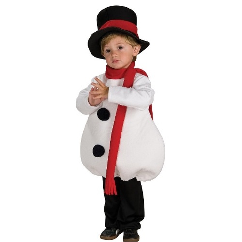 Baby Snowman Toddler Costume [Size S (3-4 Yrs)]