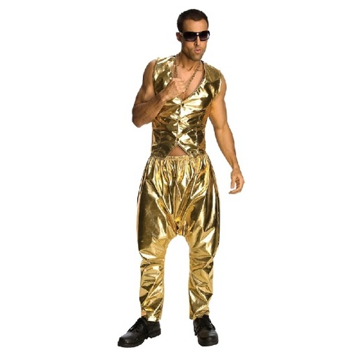 Rapper Gold Pants [Size: Standard]