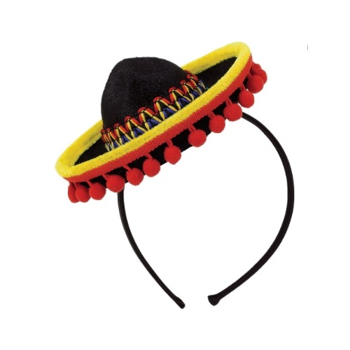 Mexican Mini-Sombrero on Headband