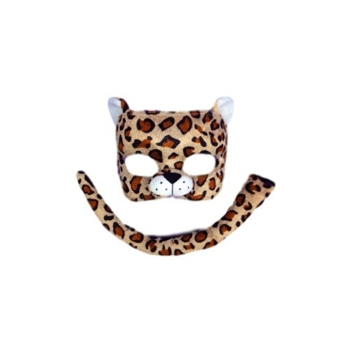 Leopard Deluxe Animal Mask & Tail