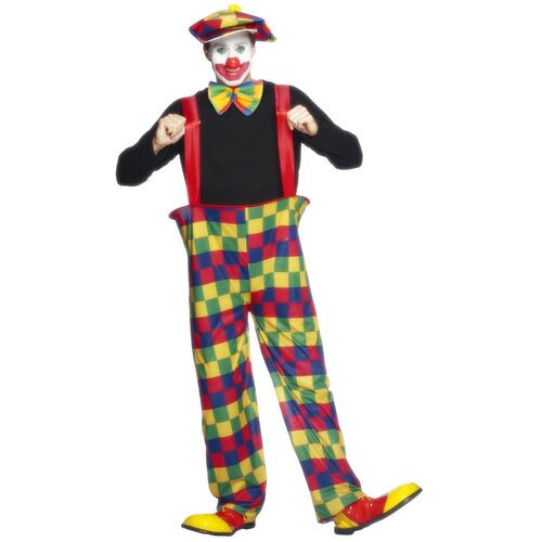 Hooped Clown Adult Costume [Size: Large]