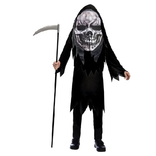 Grim Reaper Big Head Boy's Costume [Size:  6-8 Years]