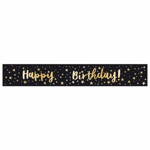 Birthday Classic Add-an-Age Customisable Foil Banner - 1.8m