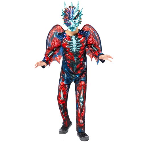 Dragon Skeleton Boys Costume [Size: 8-10 Yrs]