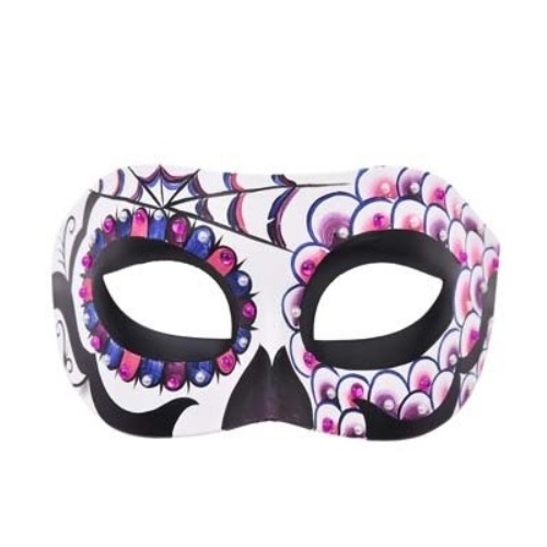 Adella Day of the Dead Masquerade Eye Mask