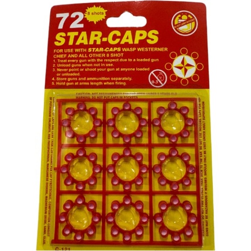 Cap Gun Caps - 72 Shots