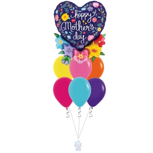 Blooming Heart Mother's Day Balloon Bouquet